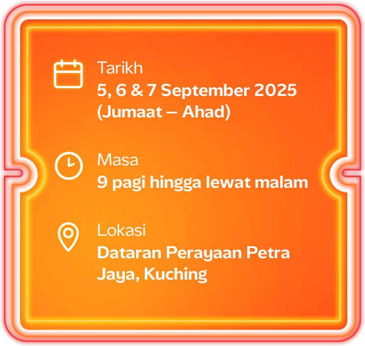 Tarikh, tempat dan masa acara